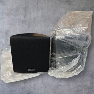 Pair Rockville Cube 70V Commercial Wall‎ Speakers Black 4 inch New No Box